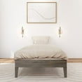 thumbnail image 2 of Plank+Beam Solid Wood Twin Size Platform Bed Frame, Driftwood, 2 of 8