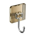 thumbnail image 2 of Adhesive Hanger Hooks, Adhesive Sticky Hooks Unique Design Seamless  for Kitchen Crystal Color,Gray,Champagne,Green, 2 of 8