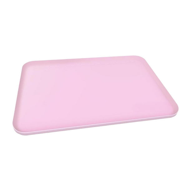 Tapete de silicona para pintar, antiadherente, antideslizante, fácil de limpiar, 24 x 16 pulgadas, silicona Rosa