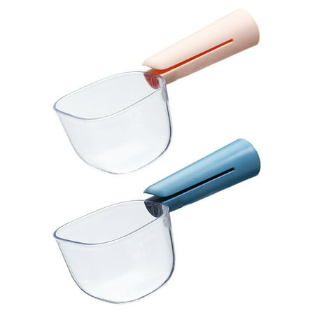 

2Pcs Multi-function Rice Spoons Practical Cereals Spoons Household Flour Ladles (Assorted Color)