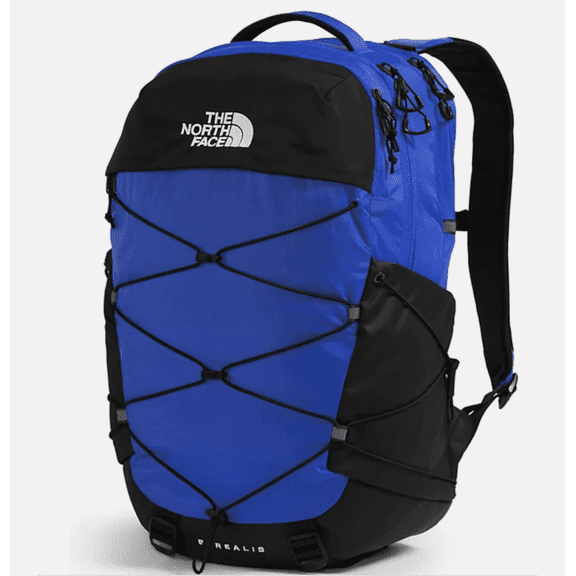 The North Face Borealis Backpack, Water-Resistant, with 15in Laptop Compartment, Black