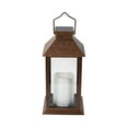 thumbnail image 2 of (2 pack) Mainstays Solar Lantern Bronze, 2 of 8