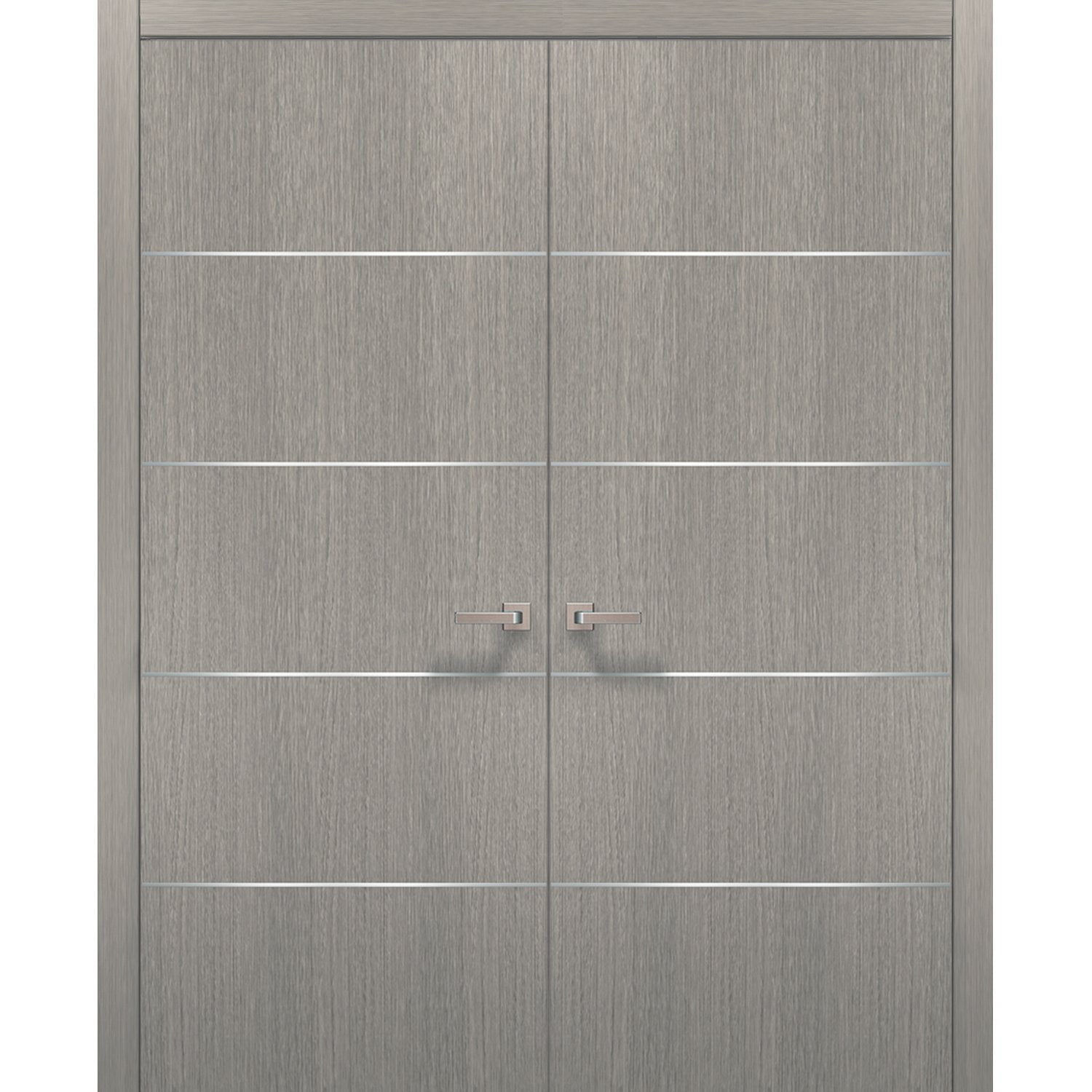 French Double Interior Doors 64 x 80 with Hardware - Walmart.com ...