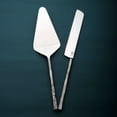 thumbnail image 2 of Nascent Steel Jason Design Cake Serving 2Pcs. Set, 2 of 5