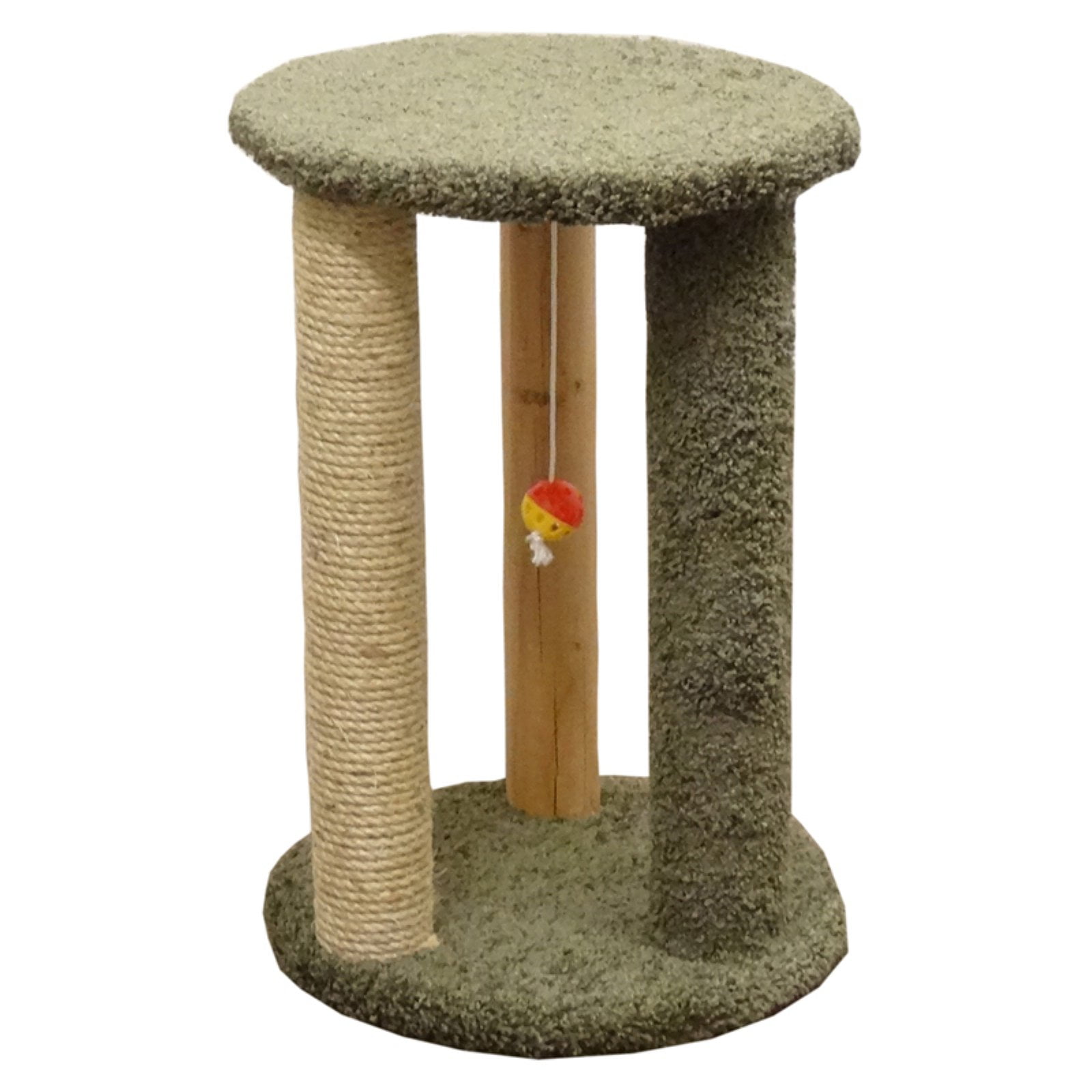 New Cat Condos Round Multi Cat Scratcher