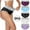 Multi-color, variant on HUPOM Cotton Seamless Underwear Women Underwear For Women In Clothing High Waist Leisure Tie Banded Waist Multi-color M