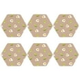 thumbnail image 2 of Bingfone Vintage Egg And Avocado Leather Drinks Coasters With Set Of 6,Suitable For Home Kitchen,Coffee Cup Coasters Home Gift, 2 of 9