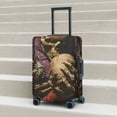 thumbnail image 6 of Susaid Eerie Skull Holding Another Print Elastic Washable Suitcase Cover with Hidden Zipper, Fits 18-32 Inch Luggage for Protection During Travel-Large, 6 of 7