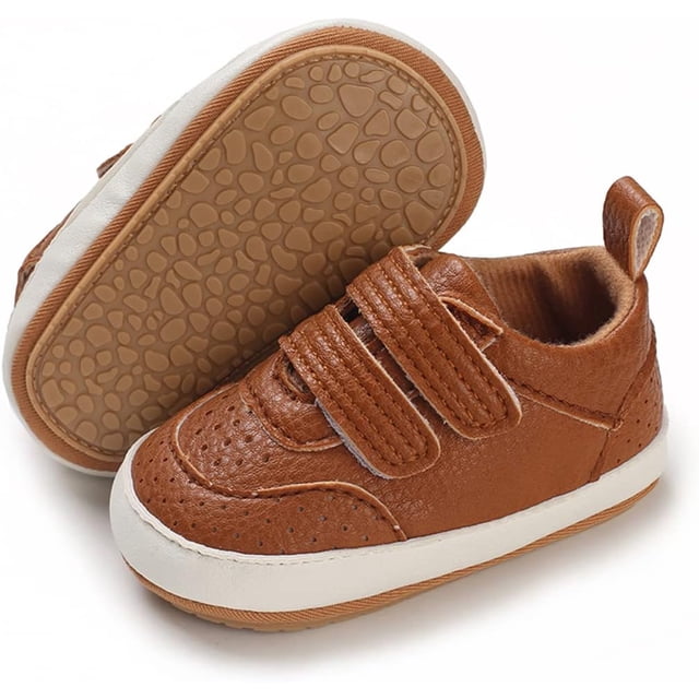 - Zapos de bebé para niños y niñas, Tenis Antideslizantes con Suela de Goma para niños pequeños