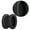 black protein leathe, variant on Ear Pads Sponge Cushion Replacement Elastic Cushion Earmuffs for Kingston KHX-HSCP Hyperx Cloud II 2 Gaming Headphone