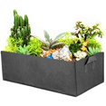 thumbnail image 1 of Contenedor de tela cuadrada de color negro para jardinería de verduras, 1 of 6