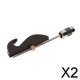 thumbnail image 1 of 2x Herramienta Ajustable CUTICAT Cabeza de Tornillo de Gancho de Arco Erhu Negro 2 piezas, 1 of 8
