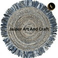 thumbnail image 2 of Jaipur Art And Craft Braided Reversible Carpet Home Décor Jute and Cotton Area Rug Circle Shape (7x7 Sq Ft), 2 of 5