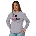thumbnail image 5 of He Can Heal Cancer Religious BCA Women's Long Sleeve T Shirt Brisco Brands S, 5 of 6
