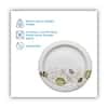thumbnail image 4 of Pathways 10.13 in. Green/Burgundy Soak Proof Shield Heavyweight Disposable Paper Plates, WiseSize (500-Carton), 4 of 4