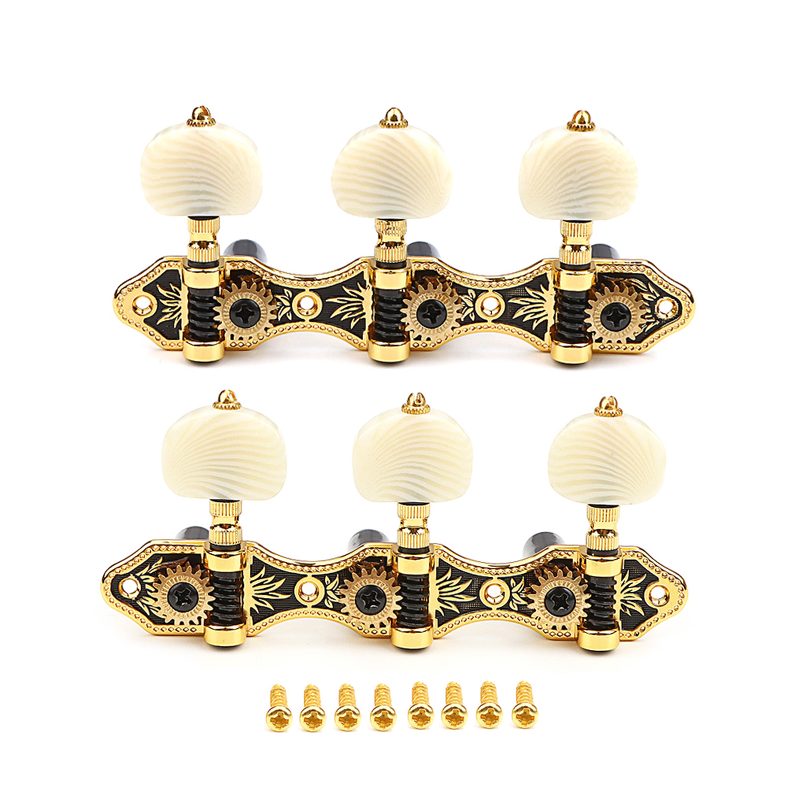 Guitar Tuning Machines 3L Guitar Tuning Pegs Machine Heads Tuners String Tuning Peg Tuning Key Pegs Set for Guitar