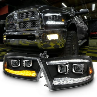 2*VLAND LED Headlights For 09-18 Dodge RAM 1500 2500 3500 Clear Reflector A  Pair