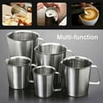 thumbnail image 6 of Joernso Measuring Cup Rustproof Large Capacity Stainless Steel Latte Art Milk Measuring Jug for Baking, 6 of 8