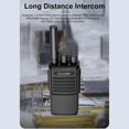 thumbnail image 2 of docooler T1 Walkie Talkie 16 Channel Professional FM Transceiver Handheld Two Way Radios Rechargeable with Battery and Charging Dock, 2 of 4