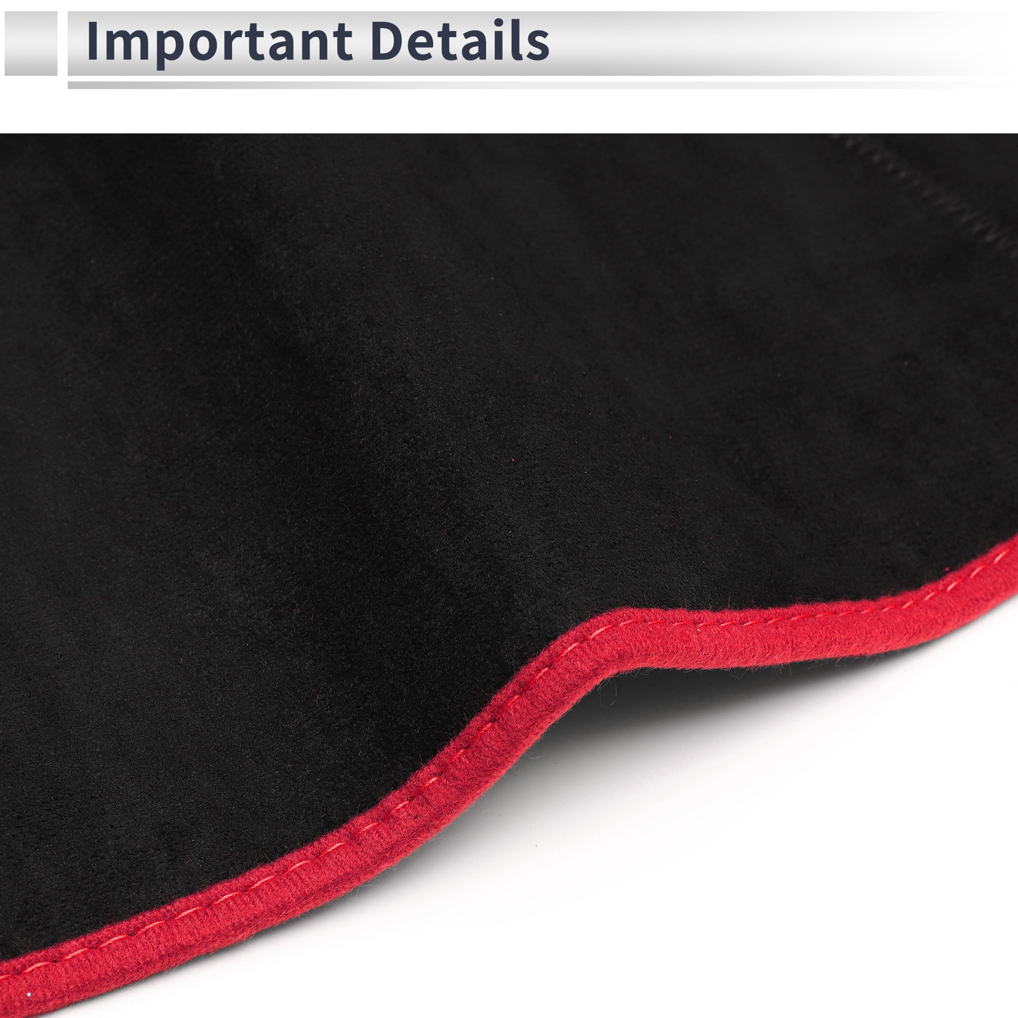 Unique Bargains Non-Slip Dashboard Cover for Infiniti FX35 FX50 FX37 2009-2013 Black