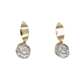 thumbnail image 1 of Aretes en oro laminado e incrustación de cristal estilo diamante Sporty Fast Aretes en oro laminado e incrustación de cristal estilo diamante, 1 of 6
