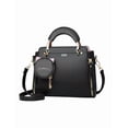 thumbnail image 1 of Bolso Xtellar Mujer Cartera Casual Vintage De Cuero Pu Color Negro, 1 of 5
