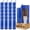 Blue, variant on Makerflo 20oz Skinny Powder Coated Glossy Tumbler with Handle Option – Leak-Proof Lid, Silicone Straw & Gift Box – Customizable with Laser Engraving, UV Printing, Epoxy & UV DTF (Teal) Case of 25