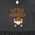 thumbnail image 4 of Inktastic Little Monkey Girls Toddler Dress, 4 of 5