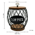 Coffee Pod Holder Coffee With Wooden Extra Large Food Storage
