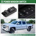 thumbnail image 2 of Interruptor de ventana eléctrica Unique Bargains para Chevrolet Silverado 1500 Silverado 2500 No.15047637, 2 of 7