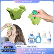 POYOGA Ergonomic Silicone Eye Drop Assistant for Steady Application Elderly User