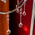 thumbnail image 4 of Gold Floor Candelabra for centerpieces, 45.3in Tall 5-Branch Candle Holder with Crystal Beaded Chandelier Holder Stand for Wedding Aisle Party Ceremony Christmas Decoration, 4 of 6