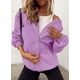 thumbnail image 5 of Sudadera con Capucha PRETTYGARDEN 2025 con Cierre Morado Claro M, 5 of 7