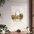 thumbnail image 3 of ELNEIT - Gateway Arch National Park Poster, Unframed Matte Paper, S04, 3 of 4
