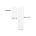 thumbnail image 2 of INSPIRE CHIC Women's Pearl Floral Lace Gloves Female Polka Point Finger Length Arm Sleeves for Grace Female Bridge Wedding Party Dating White5, 2 of 6