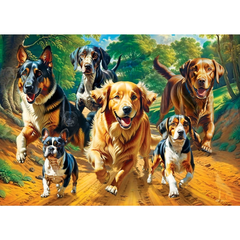 MasterPieces Trail Running Adventure 500 Piece Glow Puzzle photo 3