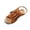 Brown, variant on Shrysg Women's Casual Open Toe Wedge Heel Sandals with Adjustable Buckle Faux Upper Comfortable Summer Footwear Outdoor Indoor Brown
