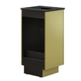 thumbnail image 4 of Modway Quantum 18" Bathroom Vanity in Black Gold, 4 of 10