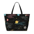 thumbnail image 2 of Honeii Galaxy for Tote Bag with Adjustable Strap,Beach Bag, Waterproof Sandproof Beach Tote Bag, Large Capacity Foldable Beach Bags, 2 of 7