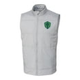 thumbnail image 2 of Men's-Cutter & Buck  Gray Seattle Sounders FC Stealth Hybrid Quilted Windbreaker Full-Zip Vest, 2 of 3