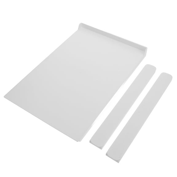 OFFIGAM 1 Set White Pull Out Shelf Extendable Sliding Organizer for Kitchen Cabinet Storage Household Use