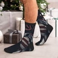 thumbnail image 7 of Vsdgher Vintage American Deer Unisex Crew Socks Lightweight Breathable Ventilation Ankle Socks, Mid-calf socks for Daily, 7 of 7