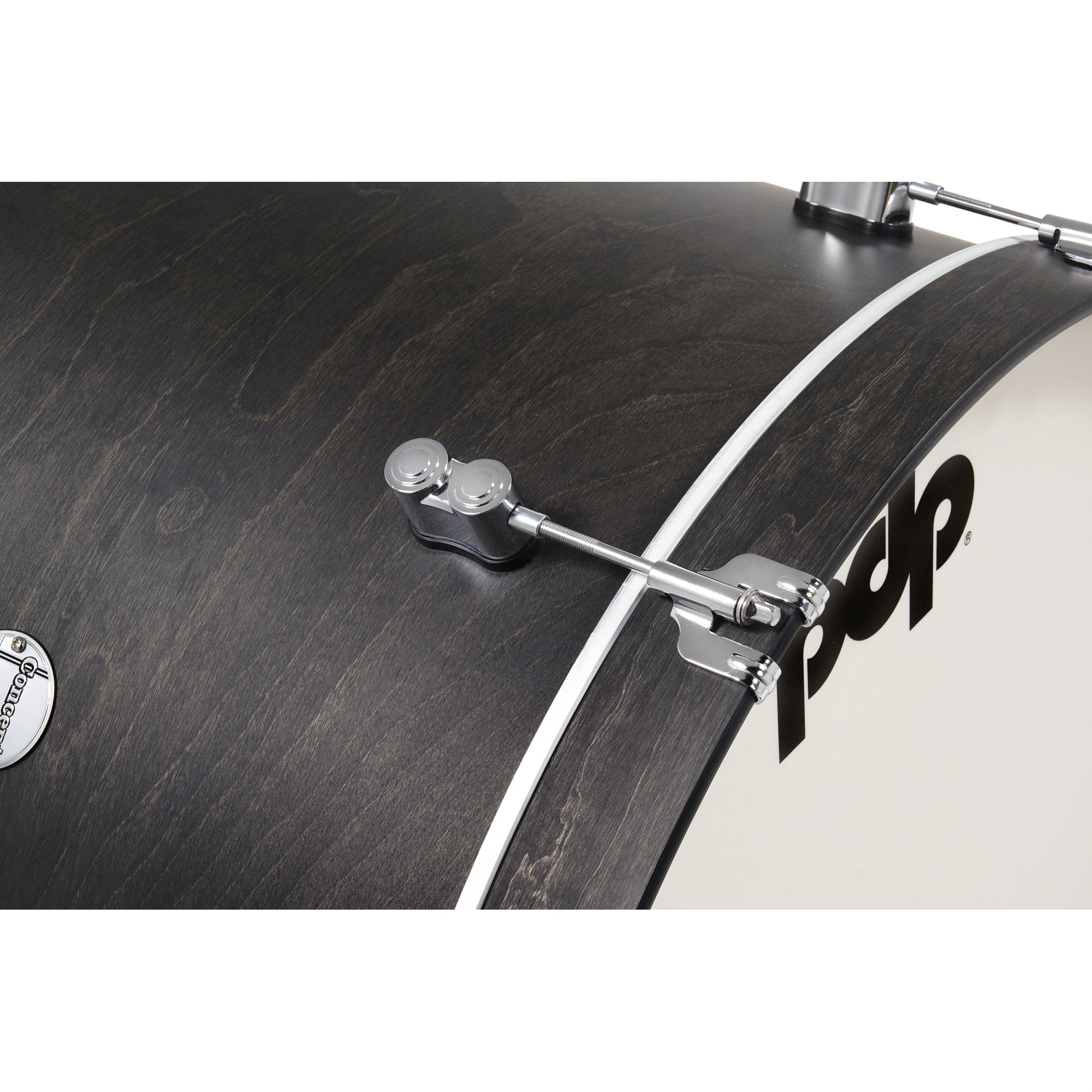 PDP PDCC2013EE 20 in. Concept Classic Series Maple Shell Pack Bass Drum, Ebony with Ebony Hoops - 3 Piece