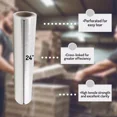 thumbnail image 4 of SSBM Polyolefin Crosslinked Shrink Wrap 24" x 3500' 75 Gauge 16 Rolls Clear Center Folded for Safe Food Packaging, 4 of 5