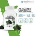 Terraform Nutrition Activated Charcoal Powder Pills Great for Detox