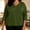 Army Green, variant on Plus Size Tunic for Women Scrub V Neck Three Quarter Pocket Soft Woven Loose Ladies Care Work Tops Spring Summer Clothing