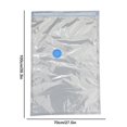 thumbnail image 2 of LEEYNEER Sacs de Rangement sous Vide - Sacs de Rangement sous Vide Économiseurs d'Espace Sacs de Rangement Réutilisables pour Vêtements Sacs Scellés sous Vide pour Vêtements Couettes Couvertures Literie Sacs de Rangement sous Vide Pompe Non Intégrée, 2 of 8