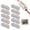 20pcs, variant on 60PC Quick Connection Terminal, 2026 New Lever Wire Connectors Kit, 1 in 1 Out Push-in Electrical Splicing Inline Terminals for 28-12 AWG, Home Electrical DIY, Quick Splicing Connectors (40pcs)