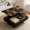 Rectangle-Black, variant on Lift Top Coffee Table with Hidden Storage, 31 inch Solid Wood Fluted Design for Small Space Living Room, Walnut
