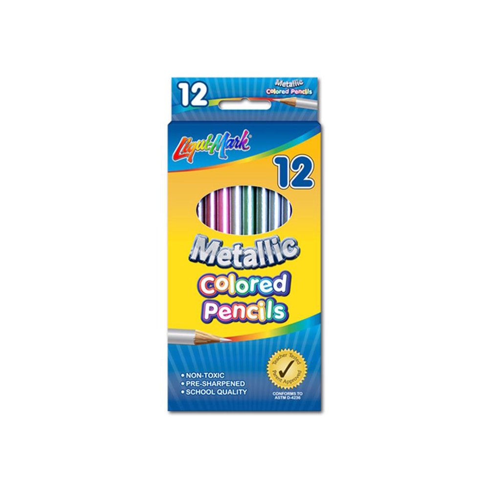 Colored Pencils 12/PkgMetallic